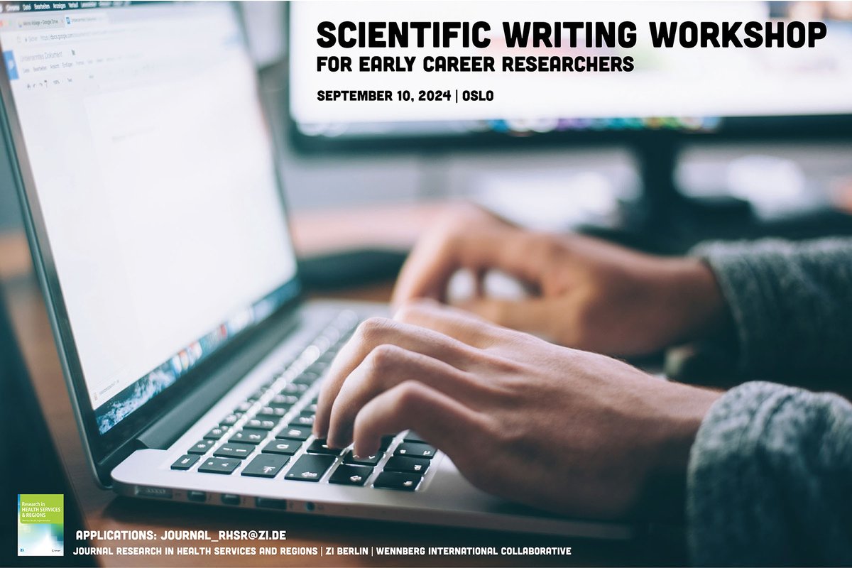 Deadline extended to July 19! Early Career Researchers, join our free #Scientific #Writing #Workshop at the WIC Meeting in Oslo. Develop your writing skills and prepare for publication. Apply now! ➡️ link.springer.com/journal/43999/… #healthcare
