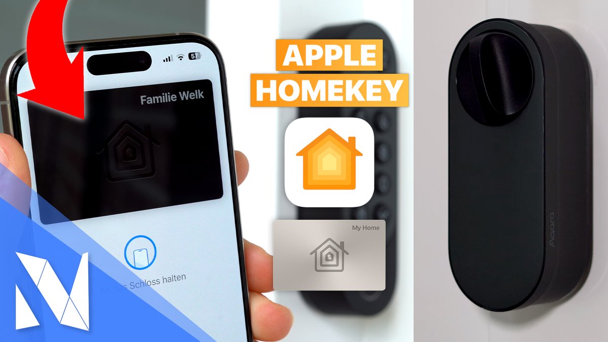 NilsHendrikWelk's tweet photo. Mit dem neuen @AqaraSmarthouse U200 Smart Lock (Werbung) kommt endlich Apple HomeKey nach Deutschland 🇩🇪🔒 Außerdem ist Matter, HomeKit & ein KeyPad mit Fingerabdruck mit dabei 💯 Mehr jetzt in meinem Video! 🙌🏼 #Aqara #HomeKey #HomeKit #SmartHome
--> https://t.co/mV9A4G5APi https://t.co/BCGmsje39q