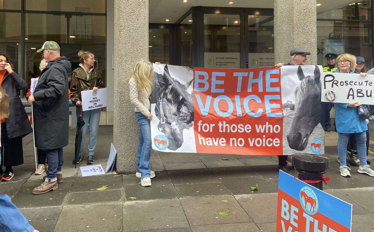 ciaraconsult's tweet photo. Wet and windy setting up here today but could not be prouder to be a voice for the voiceless. In good company with the wonderful @MyLovelyHorseR @ethicalfarmIE @Ban_Live_Export https://t.co/Cr1oNYsmwu