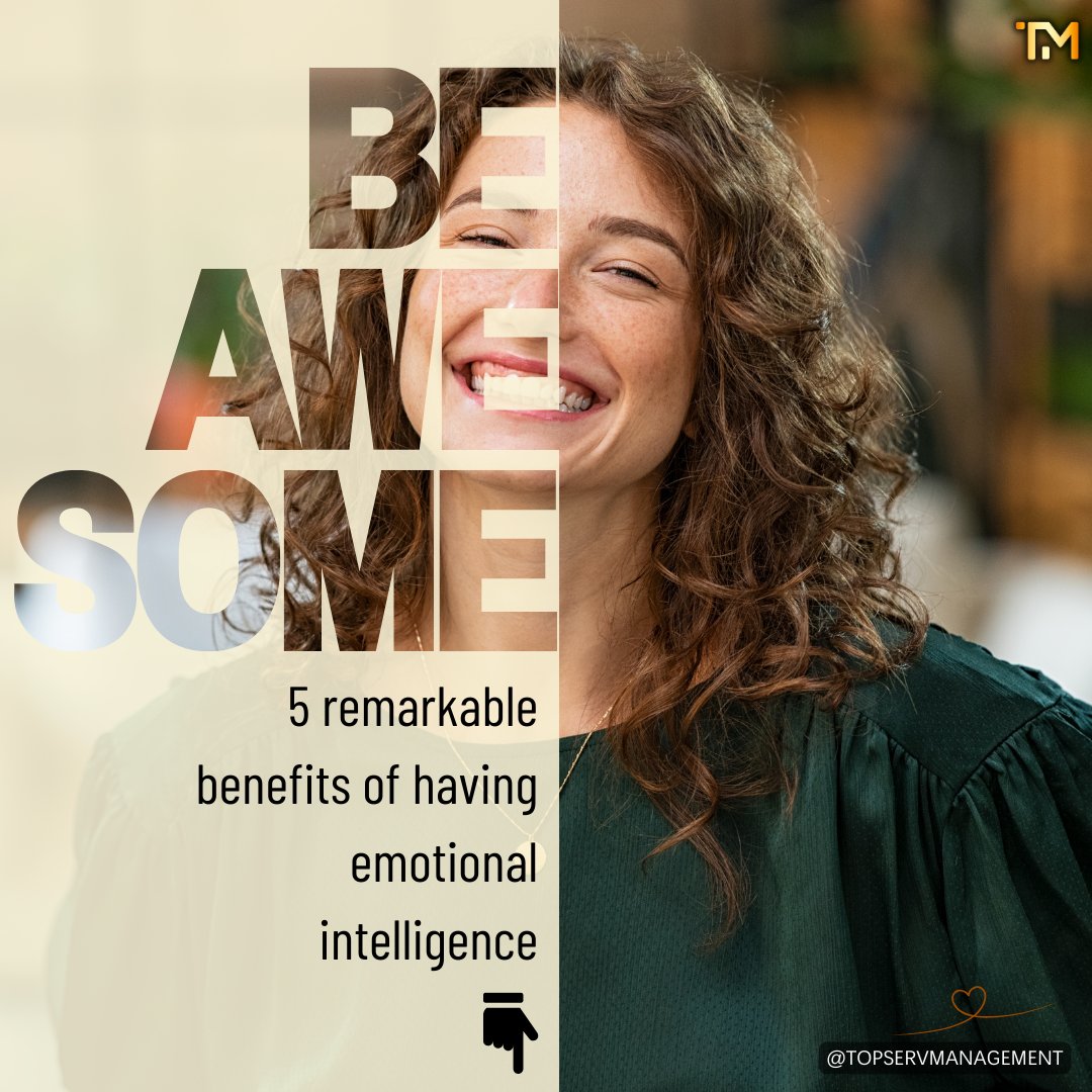 TopservMgmt's tweet photo. 1/5. Improved relationships: Emotional Intelligence (EI) helps you communicate more effectively, empathize with others, and build stronger relationships.

#EmotionalIntelligence #TheView olivia stanley #ShortNSweet sabrina #CowsInASongOrMovie Waterstones De Jong Vhagar Shanahan https://t.co/8Q6zJQoWeN
