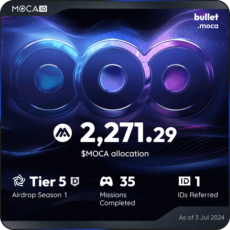 ippang0495's tweet photo. #Mocalized by $MOCA 👁
I claimed 2271.29 $MOCA from the @Moca_Network Moca ID airdrop! Claim yours here ➡ https://t.co/wJCijC8lek https://t.co/ASj7bZr46Z