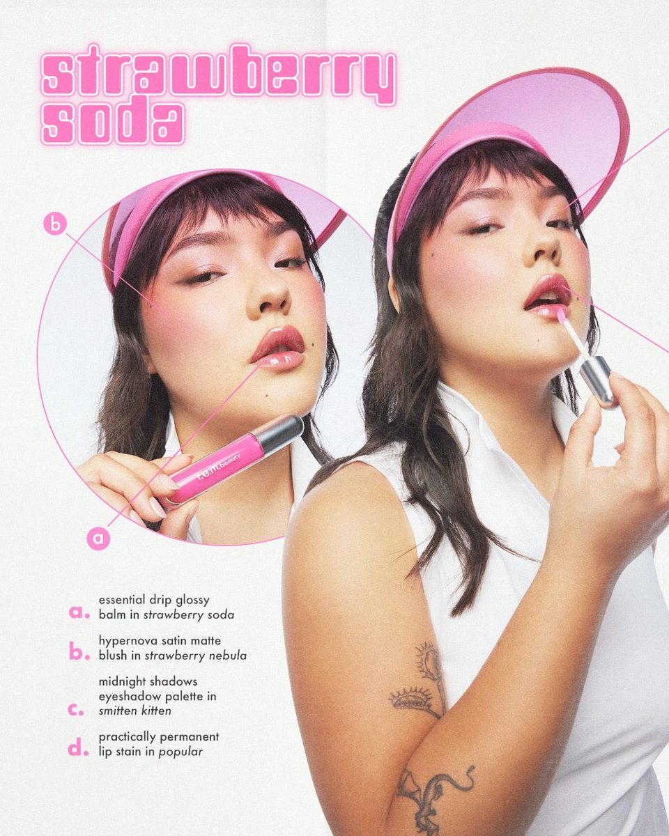 rembeauty's tweet image. the juiciest looks of the summer brought to you by our #essentialdrip glossy balm ♡💧 which look matches your summer personality?