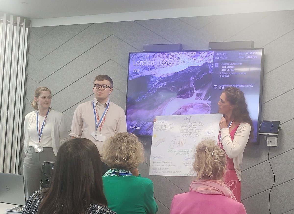 Jemma-Laura Joseph (@jemlaura) on Twitter photo Hearing first hand from the passionate AHPs how they would support AHP SIM in the region. <a href="/LSNtoday/">The London Simulation Network</a> #AHPWED Hearing first hand from the passionate AHPs how they would support AHP SIM in the region. <a href="/LSNtoday/">The London Simulation Network</a> #AHPWED