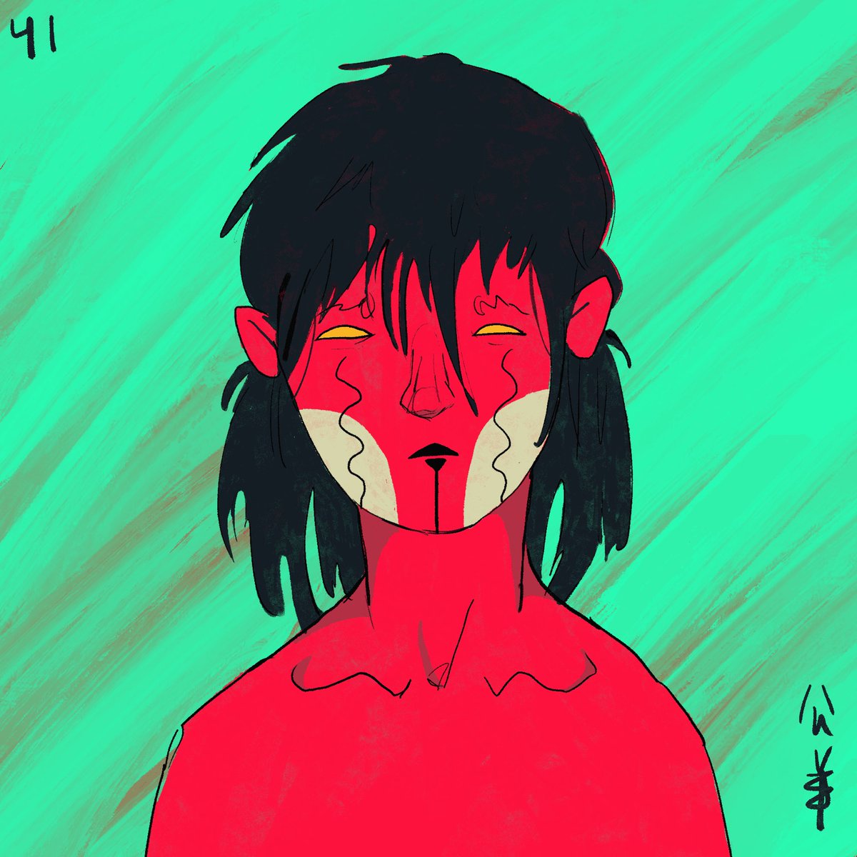 I finally did something that I've wanted to do for years

I bought <a href="/Ghxsts/">Ghxsts</a> Demxn 41

<a href="/GxngYxng/">GxngYxng</a> 1/1s are some of my favorite NFTs of all time and I just couldn't pass up the opportunity at this price

Welcome home 🫡