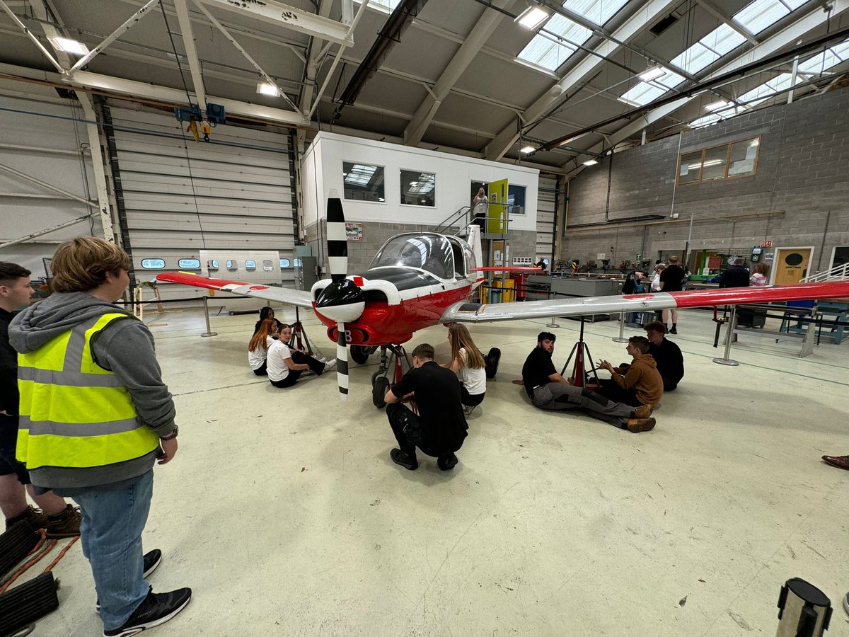 LlantwitScience's tweet photo. And then onto @CAVC to compete in the ICAT Aeronautical Engineering Challenge where they demonstrated their aptitude for team work, precision and aircraft flying skills ✈️ https://t.co/Igq0Lfoc36