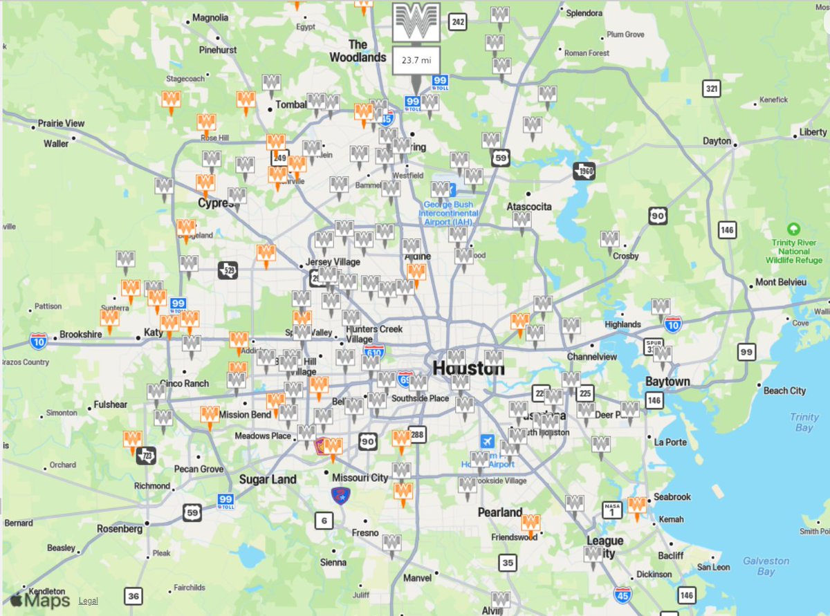 taurisjoe's tweet image. Latest Power Outage map for Houston.
