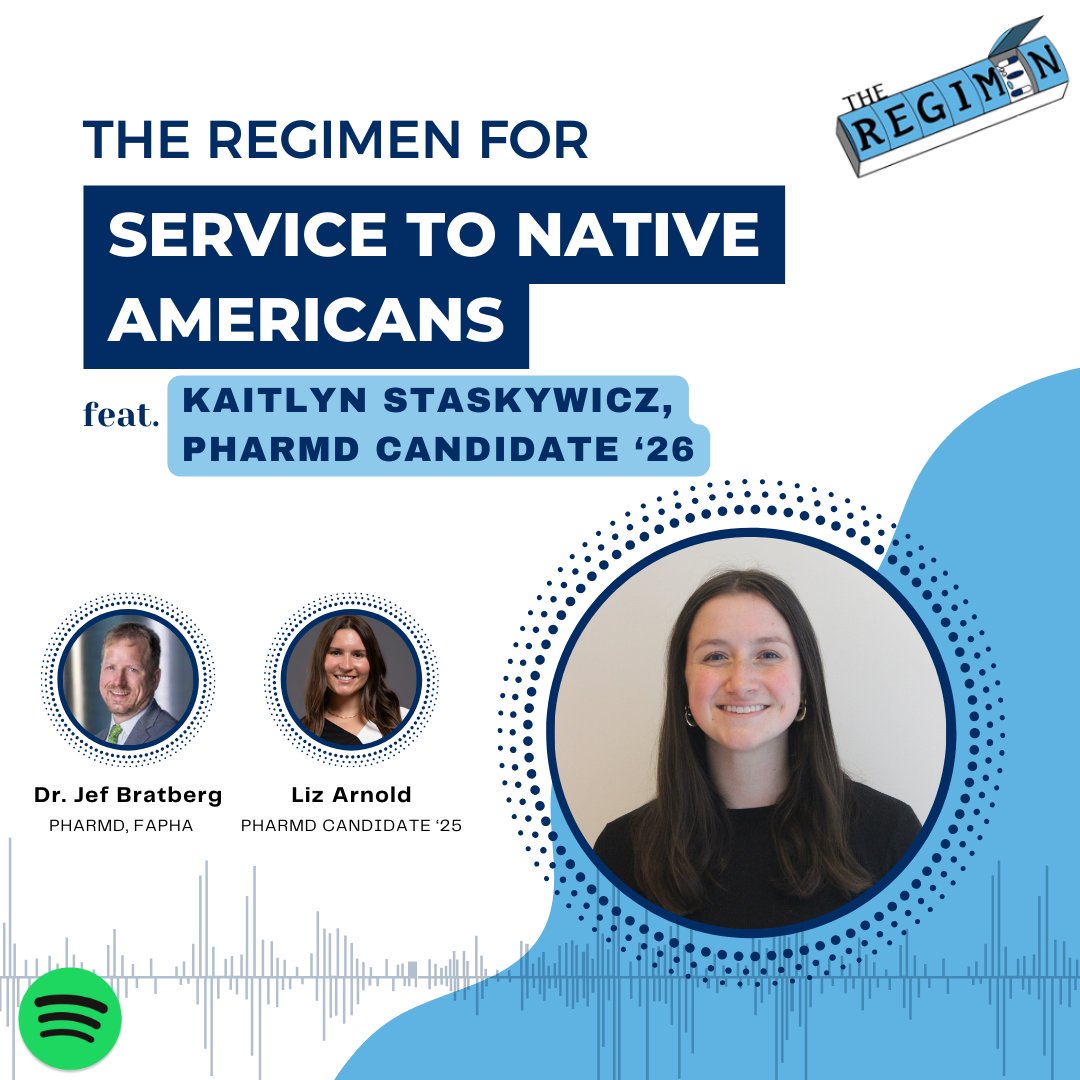 Joining us today is Kaitlyn Staskywicz for a fascinating discussion on her Indian Health Service (IHS) Junior COSTEP internship experience and the innovative roles of pharmacists in this branch of the Public Health Service!

Listen here: spotifyanchor-web.app.link/e/L9ebiEkY5Kb

#PublicHealth