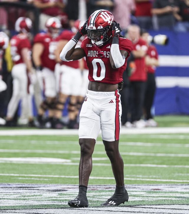Blessed to receive my first Big Ten offer from <a href="/IndianaFootball/">Indiana Football</a> <a href="/CoachOjong/">Coach Rod Ojong</a> AGTG💚💚 <a href="/Cavalier_Sports/">Calvary Day School Athletics</a> <a href="/stroudmr/">Mark R Stroud</a> <a href="/PassFootball5/">Andre Powell</a> <a href="/TheUCReport/">Billy Tucker</a> <a href="/ChadSimmons_/">ChadSimmons</a> <a href="/Rivals/">Rivals</a> <a href="/On3sports/">On3</a> <a href="/ErikRichardsUSA/">Erik Richards</a> #GoHooisers