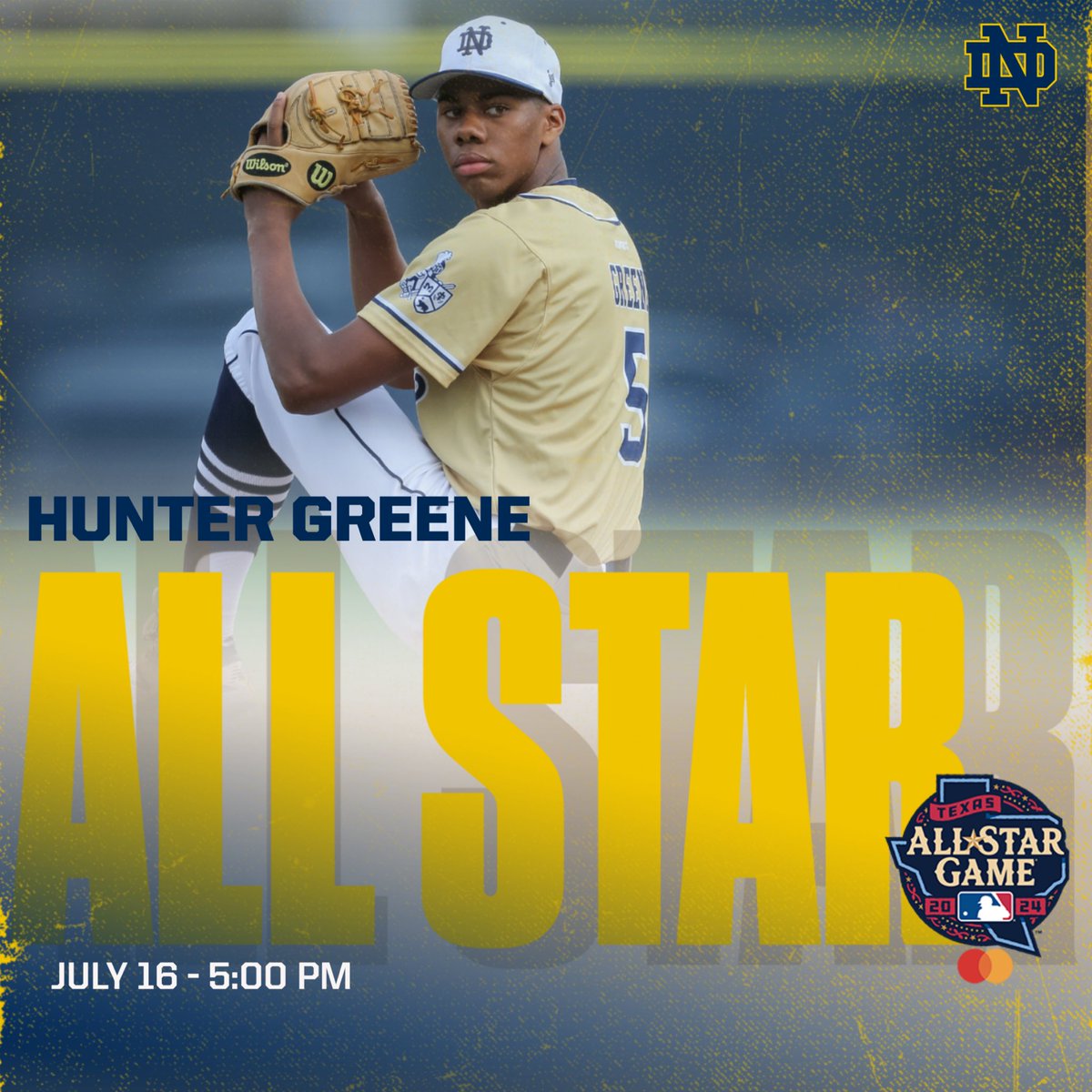 Notre Dame Knights Athletics (@ndathleticsso) on Twitter photo Congratulations to <a href="/NDKNIGHTBASE/">NDHS BASEBALL</a> alum Hunter Greene on making the MLB All-Star game!
#KnightLife Congratulations to <a href="/NDKNIGHTBASE/">NDHS BASEBALL</a> alum Hunter Greene on making the MLB All-Star game!
#KnightLife