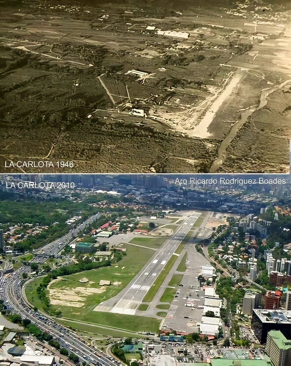 En abril de 1946 se realizan primeros despegues y aterrizajes de pequeñas aeronaves, inaugurando así La Carlota.Ya un grupo de jóvenes aviadores civiles habían fundado el Aeroclub Caracas y adquirido 103 hectáreas para construir una pista de aterrizaje de 800 metros de longitud.