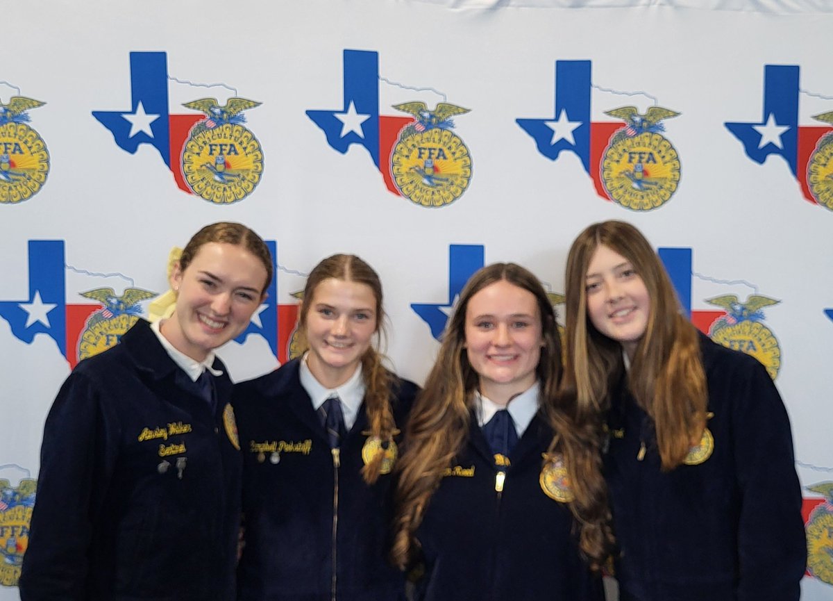 Allen FFA's FIRST EVER quiz bowl team competed at the state FFA convention today. Did not advance into the final rounds but had a LOT of fun with a game show style contest over EVERYTHING in the Principles of Agriculture textbook.