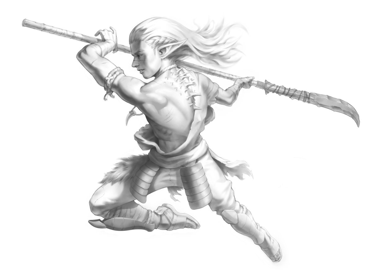 Nook, the redeemed assassin 
#dnd #linedrawing #art