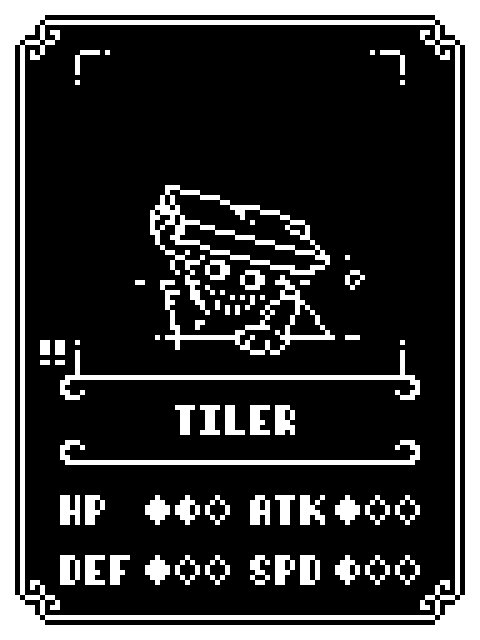 MicroStreamRPG's tweet photo. Entry 005 - Tiler

These strange, fuzzy gremlins like to dig a spot under a loose tile in the dungeon, then spring out and surprise anyone walking by! While this does always grant them a first attack, they are otherwise a very basic enemy. https://t.co/CfEoVepH7V