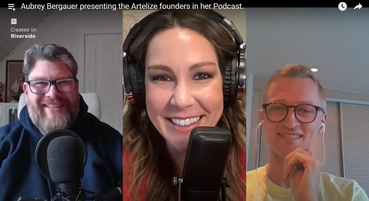 📣Great news!

Special episode of Aubrey Bergauer's podcast where Artelize's founders Sune and Jan dive deep into the game-changing technology behind Artelize's ultimate audience growth dashboard. eu1.hubs.ly/H0b6tqt0 #Artelize #Audiencegrowth #AubreyBergauer #TheOffstageMic