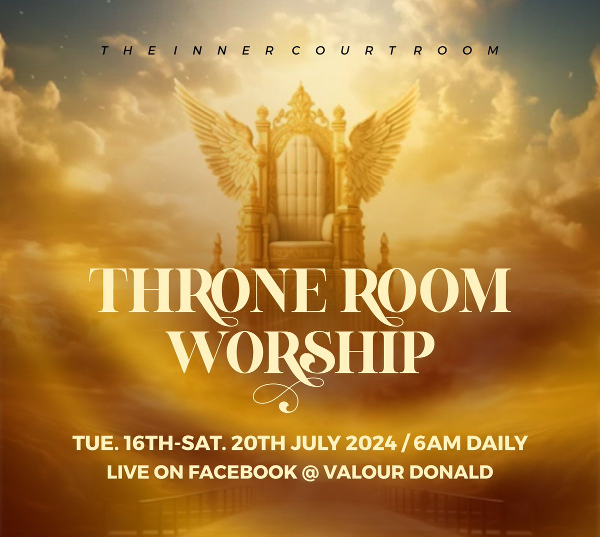 donaldvalour's tweet photo. Throne Room Worship
The throne room worship is an altar of genuine and Purified Worship, Holy and Acceptable unto God. 

I had this leading and instruction 2023 and again earlier this year, 2024 while fellowshipping with some friends indoors, God said https://t.co/y2qinxSAIg