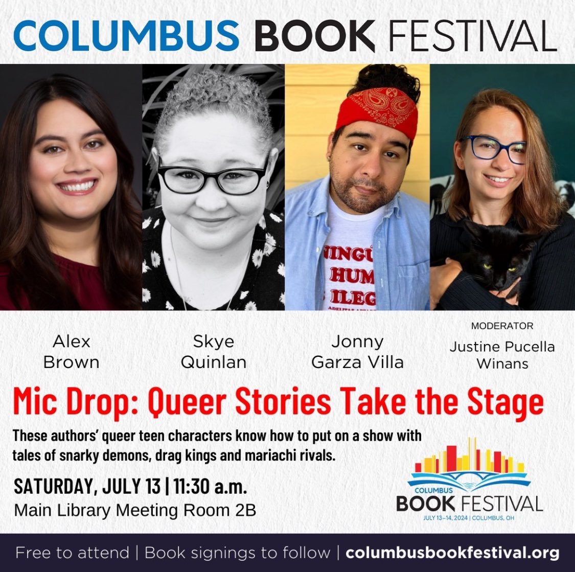 Me??? On a few awesome panels this weekend at the <a href="/CBusBookFest/">Columbus Book Festival</a>??? 

It’s more likely than you think 😍🤩
