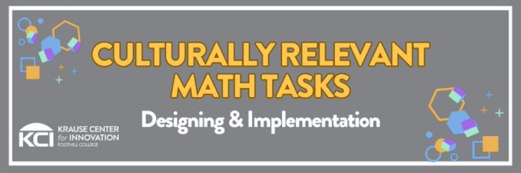 Get ready to start the next school by combining culturally rich math tasks and digital inclusion. Join me <a href="/krausecenter/">KCI</a> for this 1-day workshop. Let's have fun and learn together. Register &amp; learn more details here: krauseinnovationcenter.org/summer-worksho…