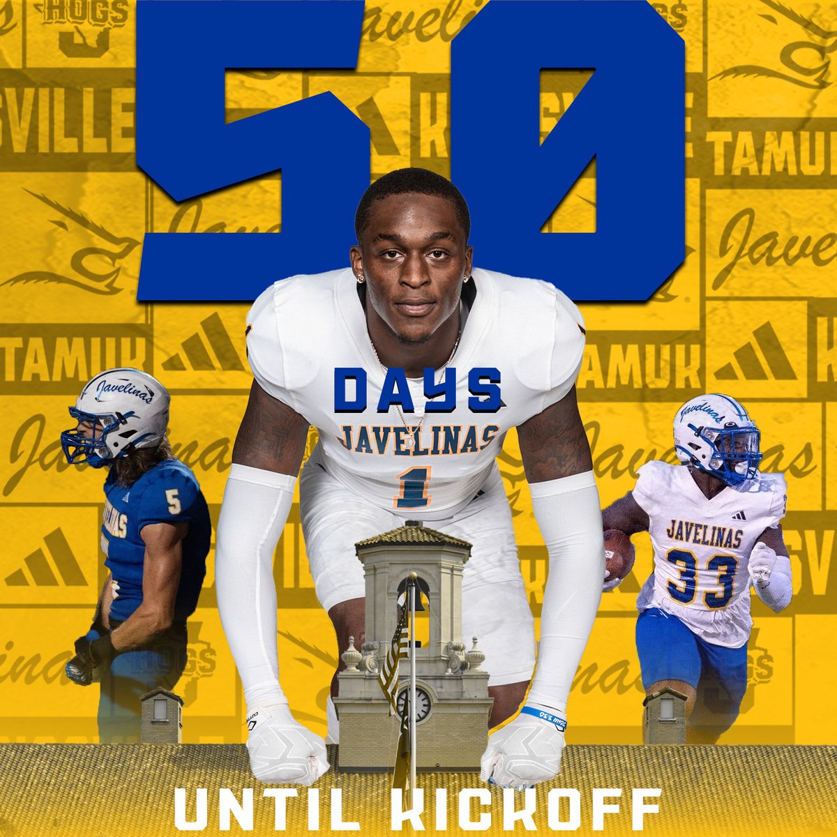 Only 50 more days of waiting Javelina Nation 🎉!

#DontFlinch🐗