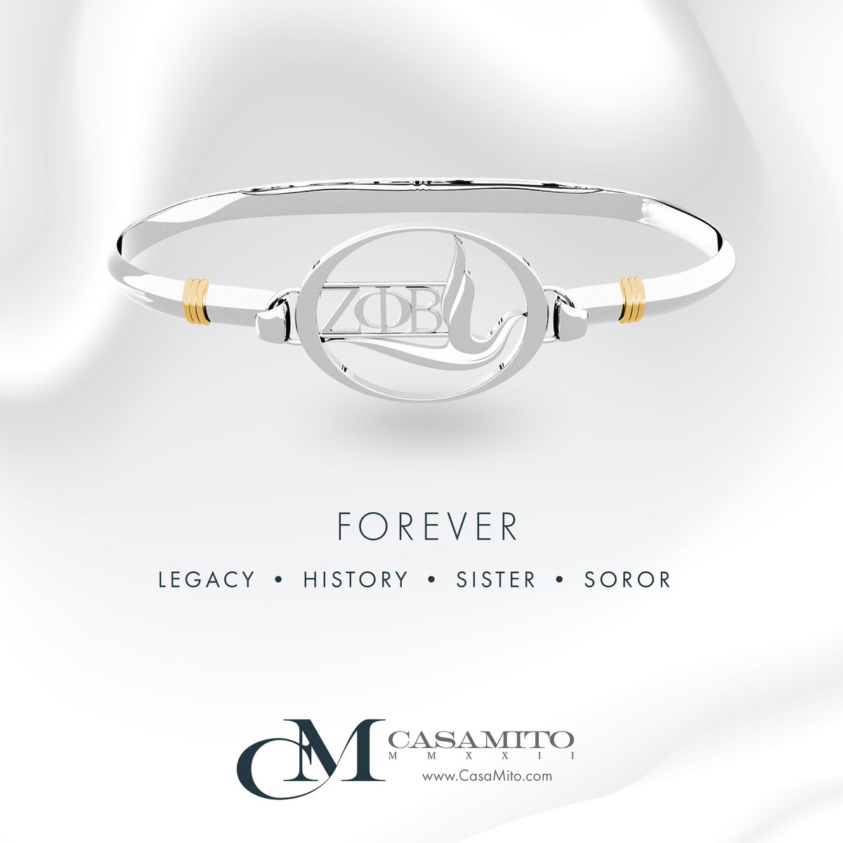 Forever Legacy
Forever History
Forever Sister
Forever Soror

Handcrafted fine sterling silver and 14K gold for the celebration of culture, pride &amp; honor

#ZetaPhiBeta1920 #ZPB1920 #SisterhoodandService #FinerWomanhood #ZPhiB #D9 #DivineNine #Sisterhood