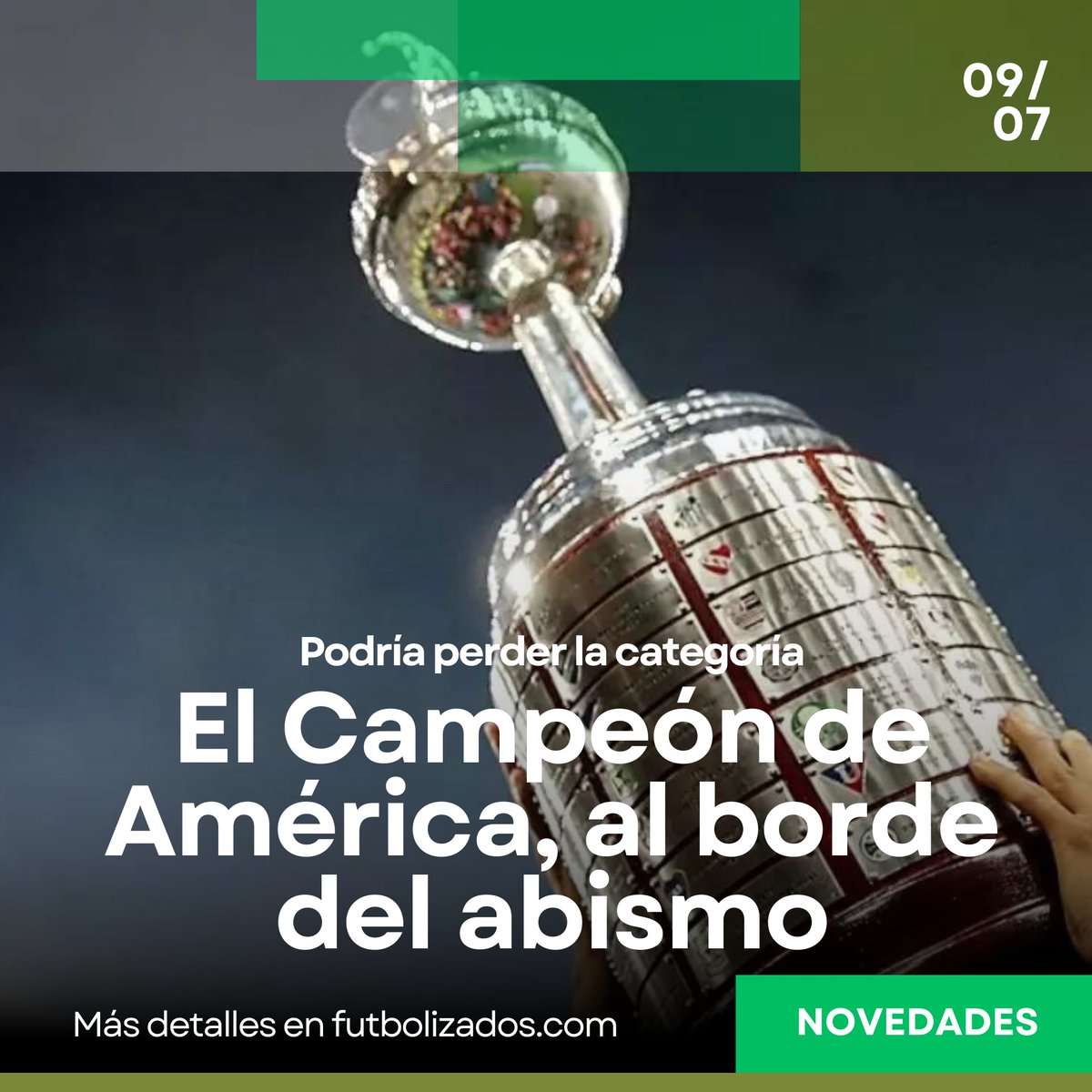 El campeón de América, al borde del abismo

Más detalles: futbolizados.com/100930/el-camp…