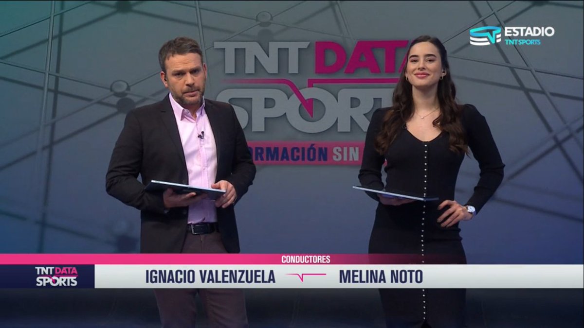 <a href="/MeliNoto/">Melina Noto</a> e Ignacio Valenzuela en día martes #TNTDataSPORTS