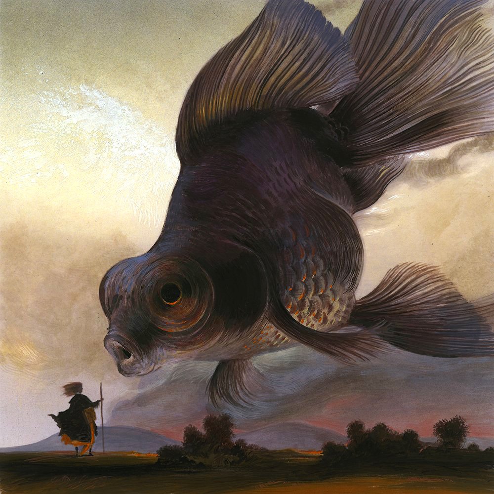 Gouache paintings by Bill Mayer (American, b.1951)