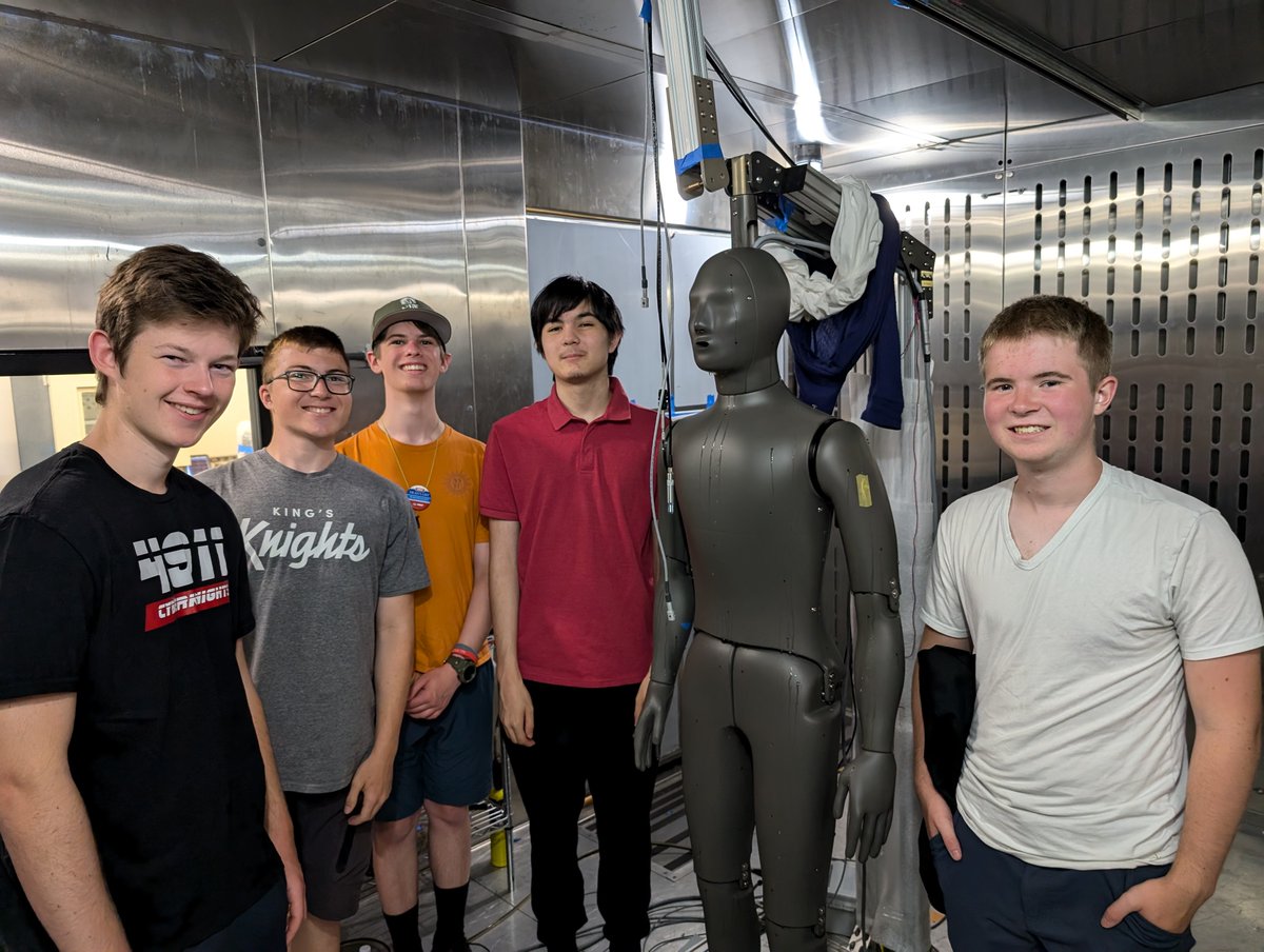 Thank you very much, Kevin for the fantastic tour of
<a href="/Thermetrics/">Measurement Tech</a>! We learned all about thermal manikins as well as how to use engineering technology to solve problems and make people's lives better.