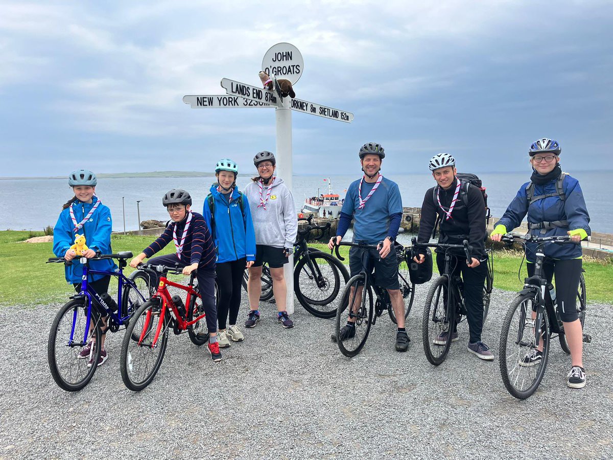 1 year ago we didn’t know what lay ahead but it was truly a Great Woggle #JOGLE. Over 1700km with a 9,11 &amp; 14 year old #scouts #NeverGiveUp #brickfieldsbigbuild <a href="/1stCFScoutGroup/">1st Chandler's Ford Scout Group</a> <a href="/HampshireScouts/">Hampshire Scouts</a> <a href="/itvmeridian/">ITV News Meridian</a> <a href="/GirlguidingSWE/">Girlguiding SWE</a> <a href="/splashmaps/">Splashmaps</a> <a href="/spottyotter/">Spotty Otter</a> <a href="/HendyGroup/">Hendy Group</a>  <a href="/Freelancegeek/">Freelance Geek</a>