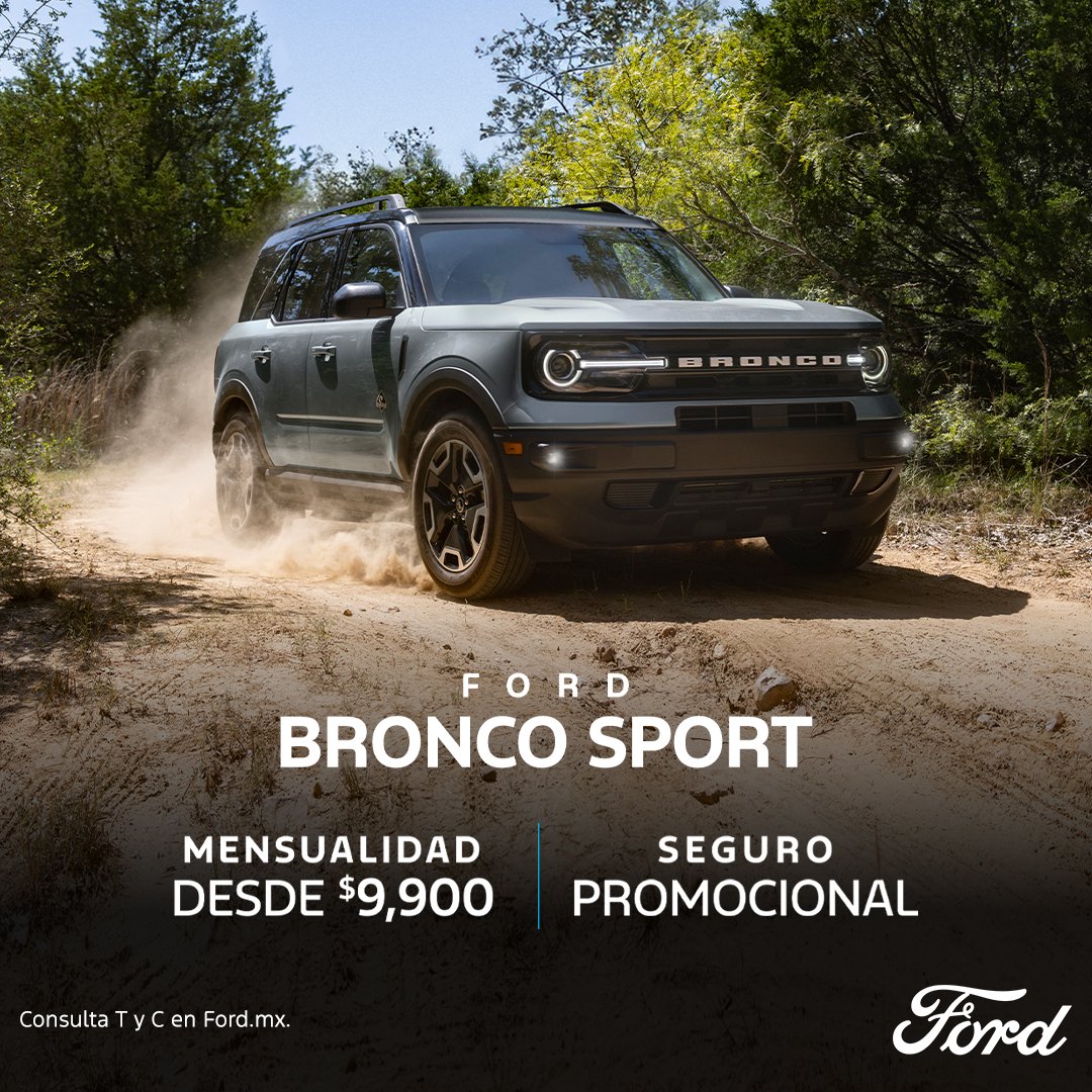 FordTabascoMX's tweet photo. Conoce Ford Bronco Sport y experimenta viajes llenos de diversión a bordo de la SUV con capacidades todoterreno. 

¡Visítanos y descúbrela!

#FordBroncoSport #SUV #SUVs #SUVlife #OffRoad #TerritoriosFordBronco #FordTabasco https://t.co/adUIdqDPFY