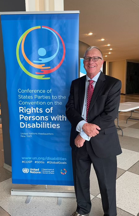 We have the best people we work with! Barry Whaley represented BBI and Southeast ADA Center today at the Conference of States Parties to the Convention on the Rights of Persons with Disabilities  at the United Nations.