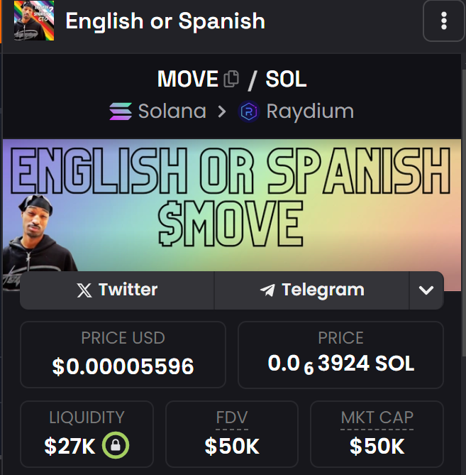 ENGLISH OR SPANISH? $MOVE tweet media