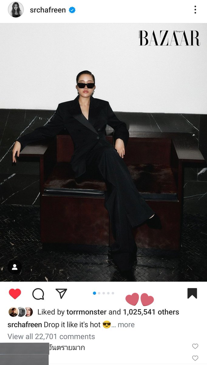 Sampiyo_freen's tweet photo. 1M likes ✅

#FreenxYSL #srchafreen 
#BAZAARThailandxSrchaFreen
#BAZAARJulyIssue #BAZAARThailand
@ZZocial @bazaarthailand @YSL https://t.co/ZiW7HWcQQd