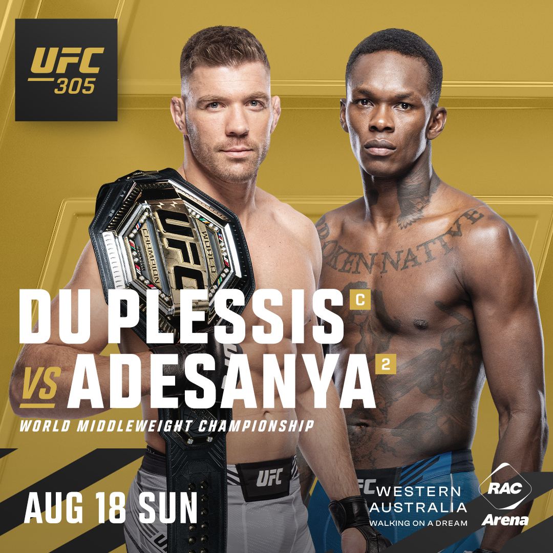 OnlyPerth's tweet photo. The Octagon returns Down Under when UFC 305 arrives in Perth on Sunday 18 August.

Ticketek and Ticketek Marketplace are the only authorised ticket sellers for UFC 305. https://t.co/2782P1Hm90
