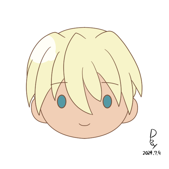 「ちなみに細かくカトル様とカトリーヌお嬢様を描き分けています(目の色も) 」|Dboy@カトリーヌ画集25%のイラスト