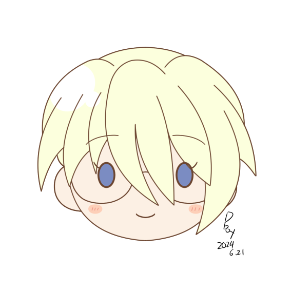 「ちなみに細かくカトル様とカトリーヌお嬢様を描き分けています(目の色も) 」|Dboy@カトリーヌ画集25%のイラスト