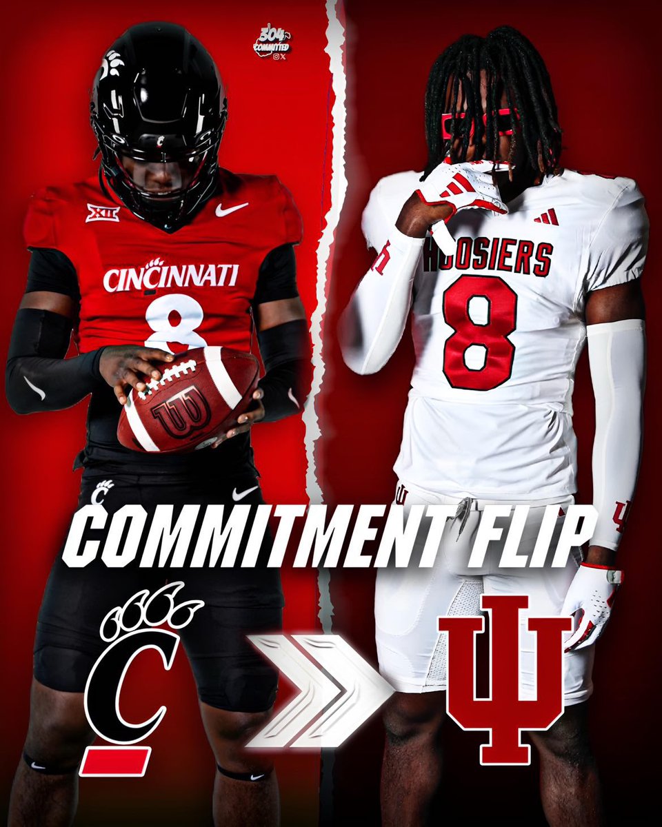 Wassup guys really blessed for the opportunity officially committed to the University of Indiana❤️🤍 <a href="/IndianaFootball/">Indiana Football</a> <a href="/Coach_BHaines/">Bryant Haines</a> <a href="/CCignettiIU/">Curt Cignetti</a>  <a href="/247Sports/">247Sports</a> <a href="/AllenTrieu/">Allen Trieu</a>