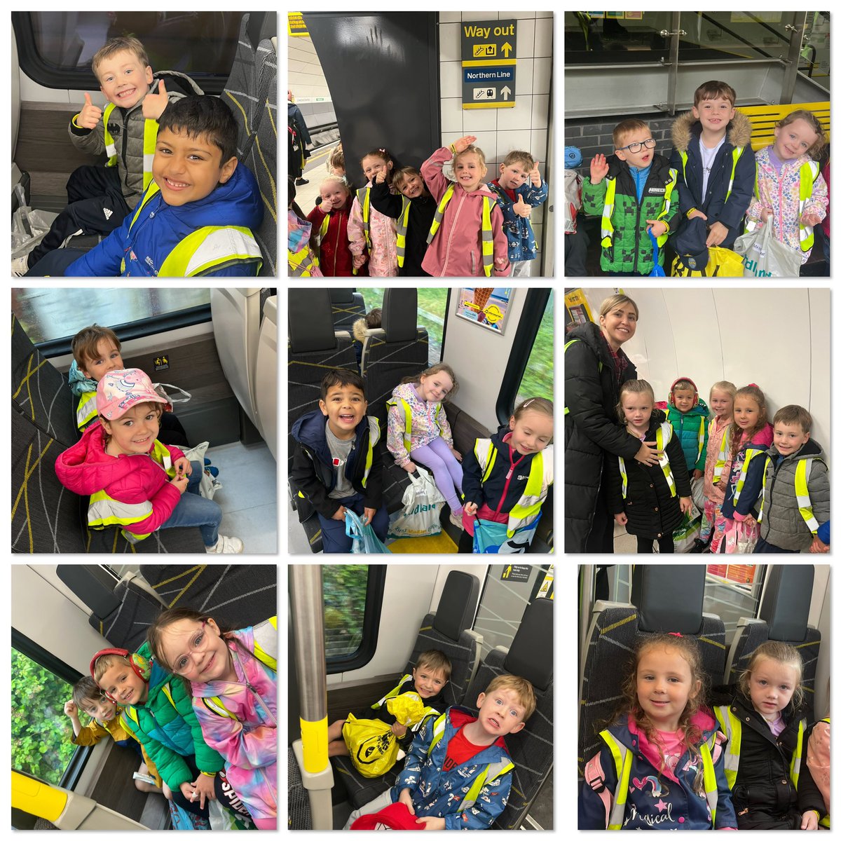 This half term we voted for the best way to travel on our journey to New Brighton, the train was so much fun and there was lots to see along the way! 🛤️🚂🚇 <a href="/GarstonCE/">GarstonCE</a>