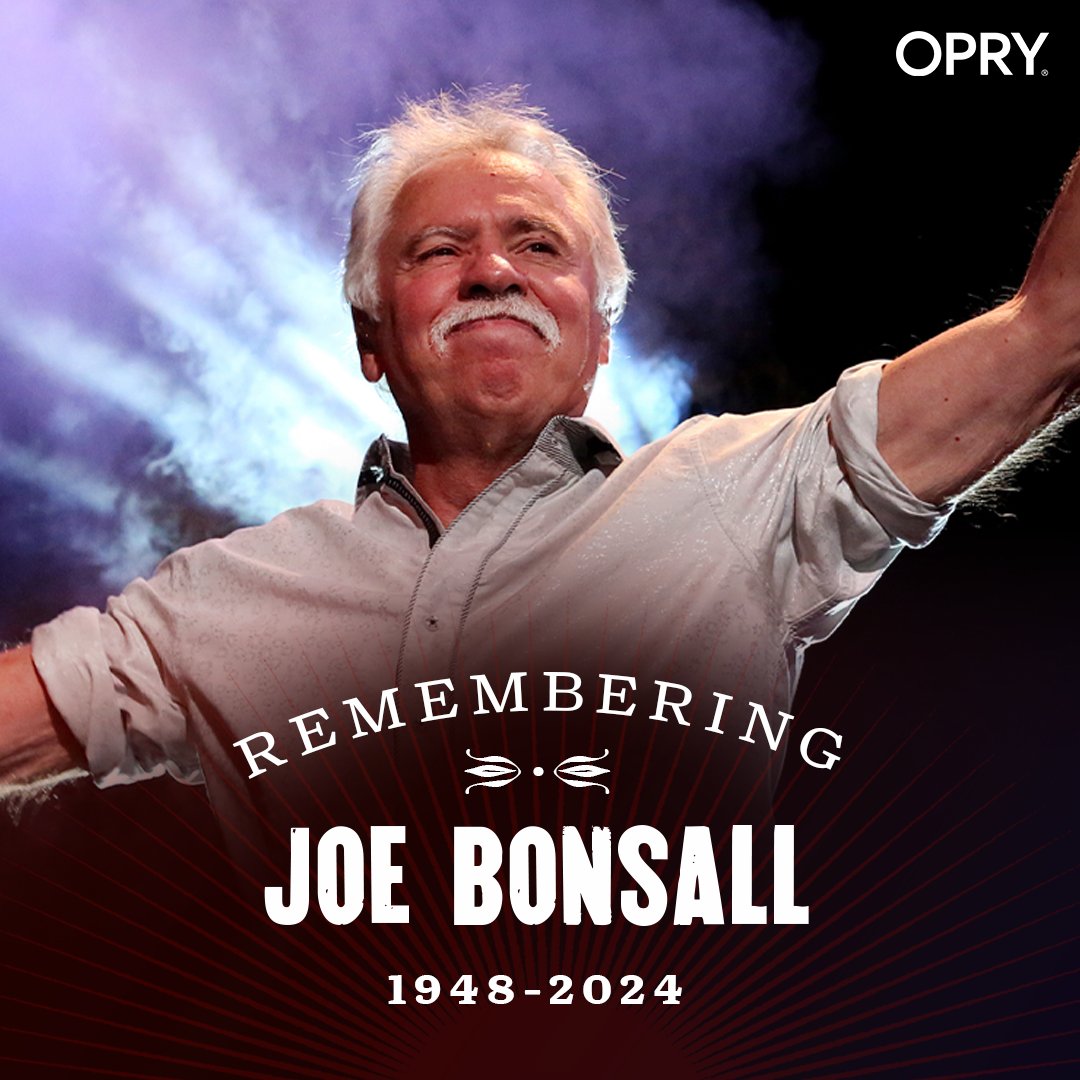 opry's tweet image. We express our deepest gratitude for the cherished memories, joyful moments, and undoubtedly, your remarkable tenor voice. 

We will miss you, Joe. ♥️