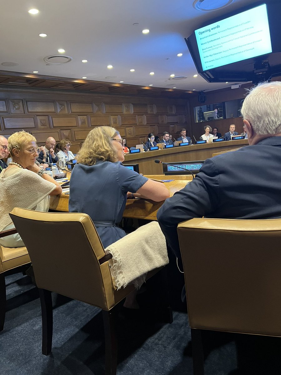 To reach the #SDGs we need local action for economic growth, social inclusion and environmental protection💪

Norway, and the other Nordic countries, are sharing knowledge in a #Nordicvsr 

We need to work faster and stronger!

<a href="/www_ks_no/">#KS</a> @AnneRomsaas #HLPF <a href="/FNsambandet/">FN-sambandet</a>