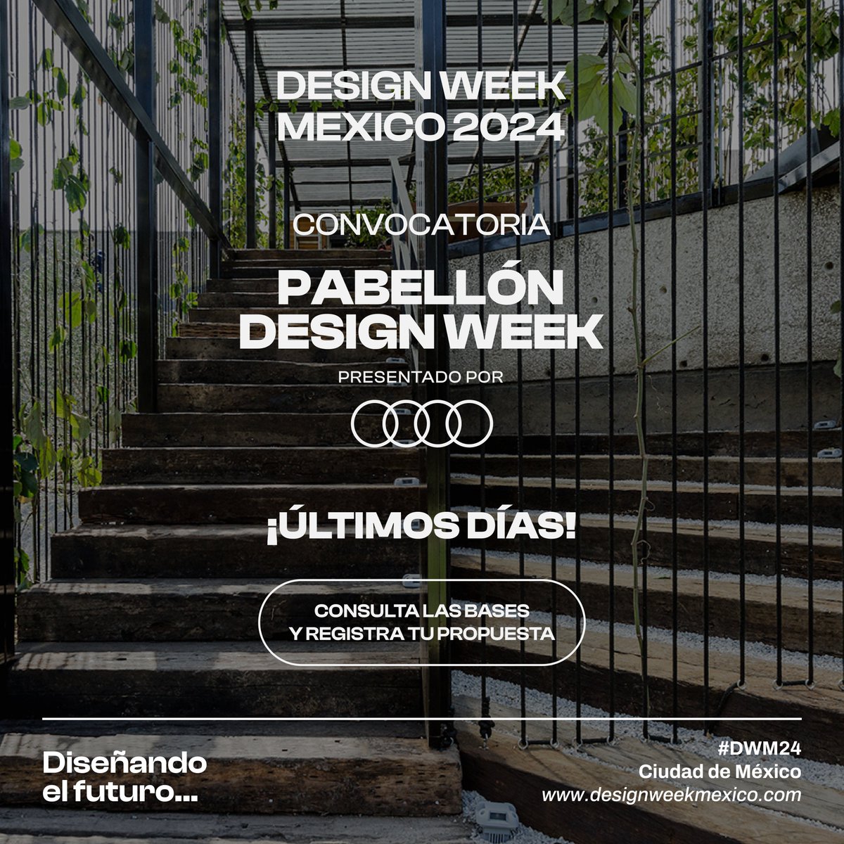 designweekmex's tweet image. ¡ÚLTIMOS DÍAS! Design Week Mexico y @AudideMexico  les invita a ser parte de Pabellón Design Week x AUDI en Diseño Contenido 2024.

Tienes hasta el domingo 14 de Julio para registrar tu proyecto.

Revisa la convocatoria en: designweekmexico.com/convocatorias/…

#DesignWeekMexico #DWM