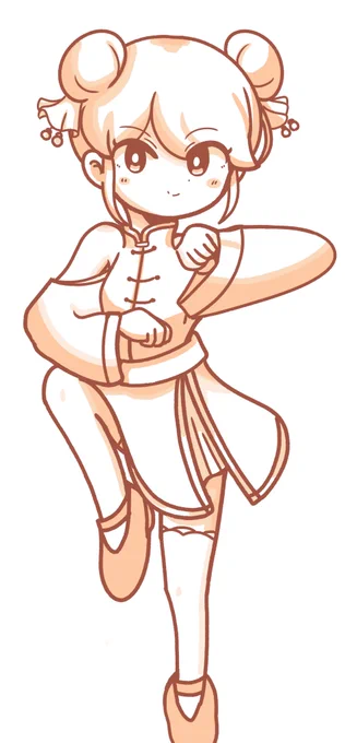 なんか発掘した単発キャラけんぽーちゃん(仮)かーねーしょんちゃん(仮) 
