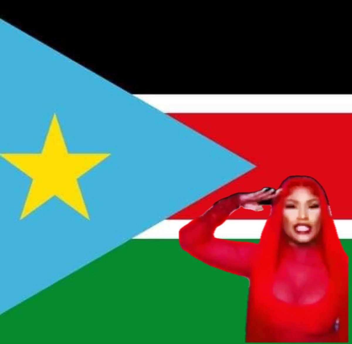 AintYouSebit's tweet photo. the flag🇸🇸                                    thee face🩵 https://t.co/vYkcHsA55s