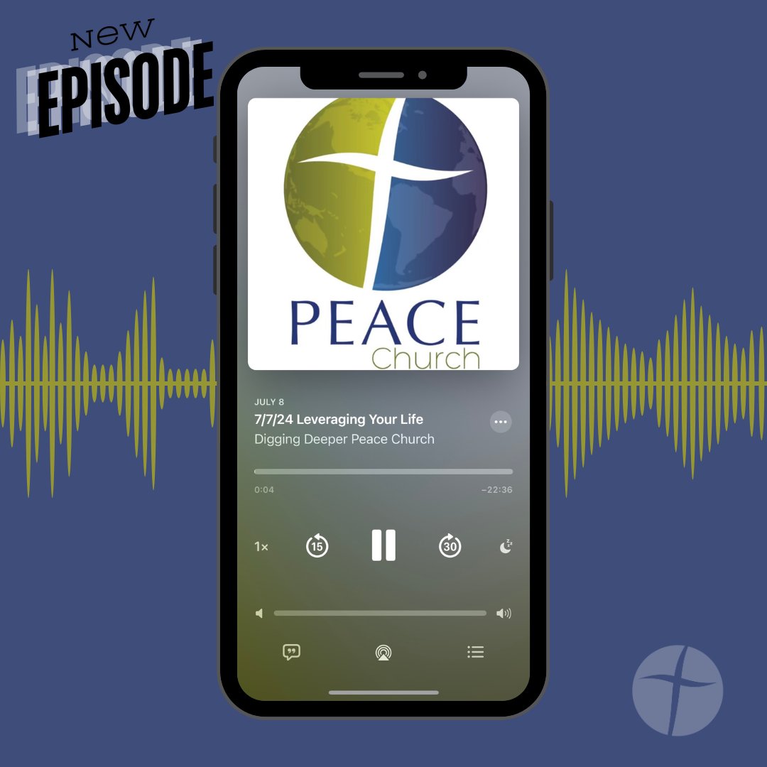 PeaceChurchNC's tweet photo. A new episode of Digging Deeper is out on Spotify and Apple. Listen as the pastors discuss leveraging your life. Having trouble finding it? Click on the link below.

https://t.co/ehwOgzhdvE https://t.co/11Aef30myL