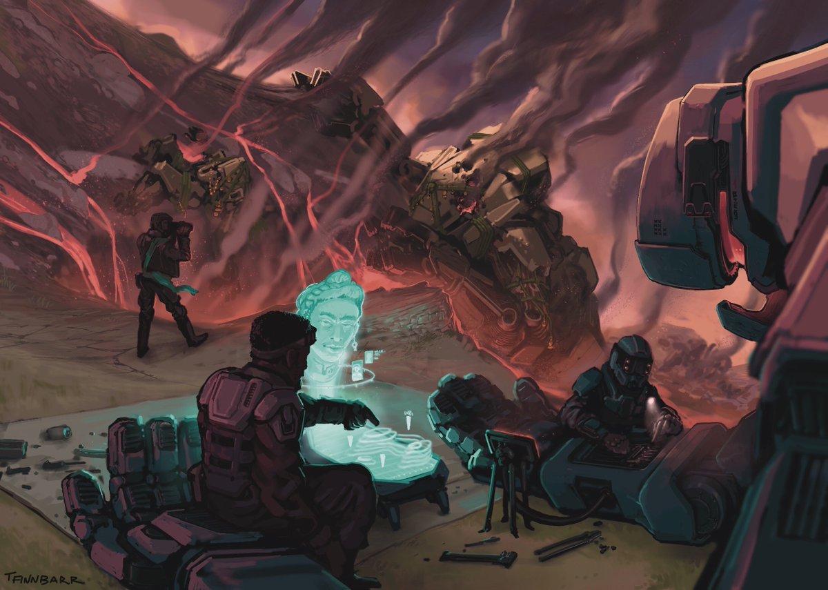 tfinnbarr's tweet photo. Hi #PortfolioDay !

I'm a scifi/fantasy illustrator with a focus on tabletop games and ttrpgs, but open to all sorts of projects.  Feel free to get in touch! https://t.co/UO06Zmlkjy