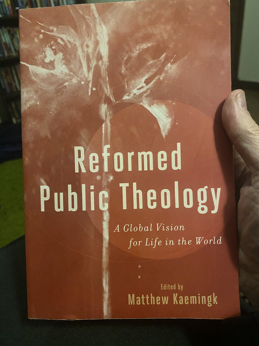 LondonHatch's tweet photo. I’ve been reading a chapter each evening, and this book has expanded my sense of how the distinctives of the Reformed faith impacts a variety of topics 

Tonight it was the connection between baptism and reconciliation  - never thoughtfully put those together before https://t.co/i79OKJvwtT