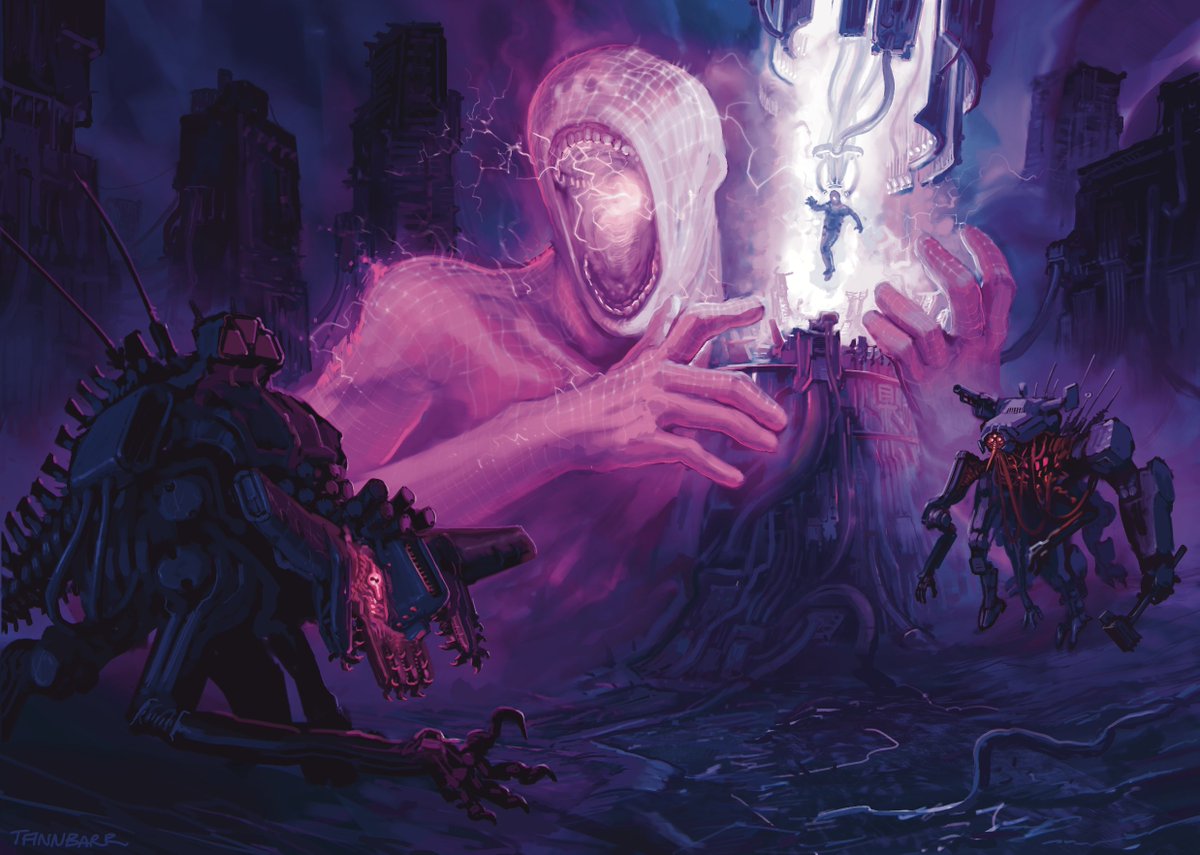 tfinnbarr's tweet photo. Hi #PortfolioDay !

I'm a scifi/fantasy illustrator with a focus on tabletop games and ttrpgs, but open to all sorts of projects.  Feel free to get in touch! https://t.co/UO06Zmlkjy