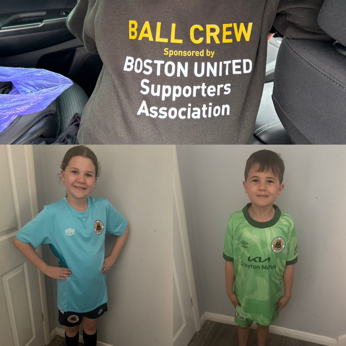 Early end-of-term treats for these two ❤️🙈 And Tilly is officially in the <a href="/bostonunited/">Boston United</a> Ball Crew 😬😍 <a href="/MrKirkTeach/">Mr K</a> <a href="/misswebster_ta/">Tracey Webster</a>