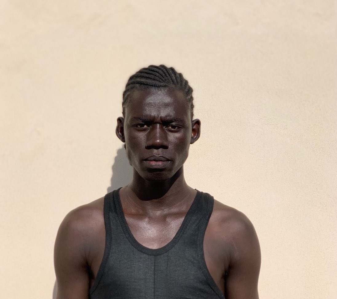 The flag.                             The face