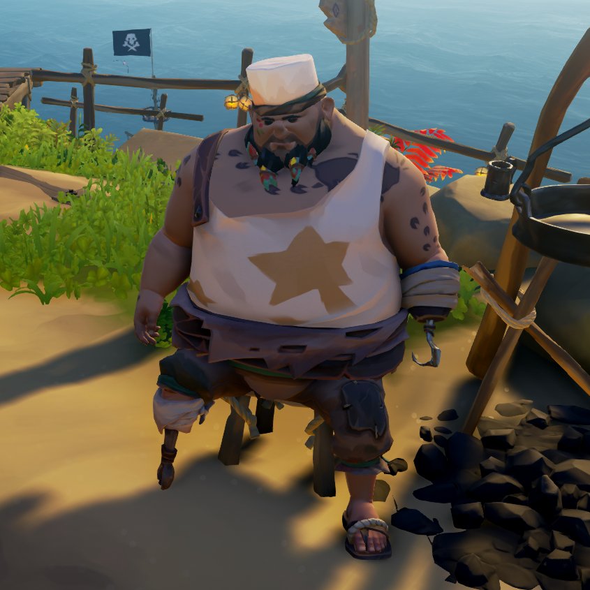 JoseCeni5's tweet photo. 🍍 The Gluttony 🍖

#StyleOfThieves Theme: Seven Deadly Sins
@SeaOfThieves #SeaOfThieves https://t.co/yo3sOXd3w0