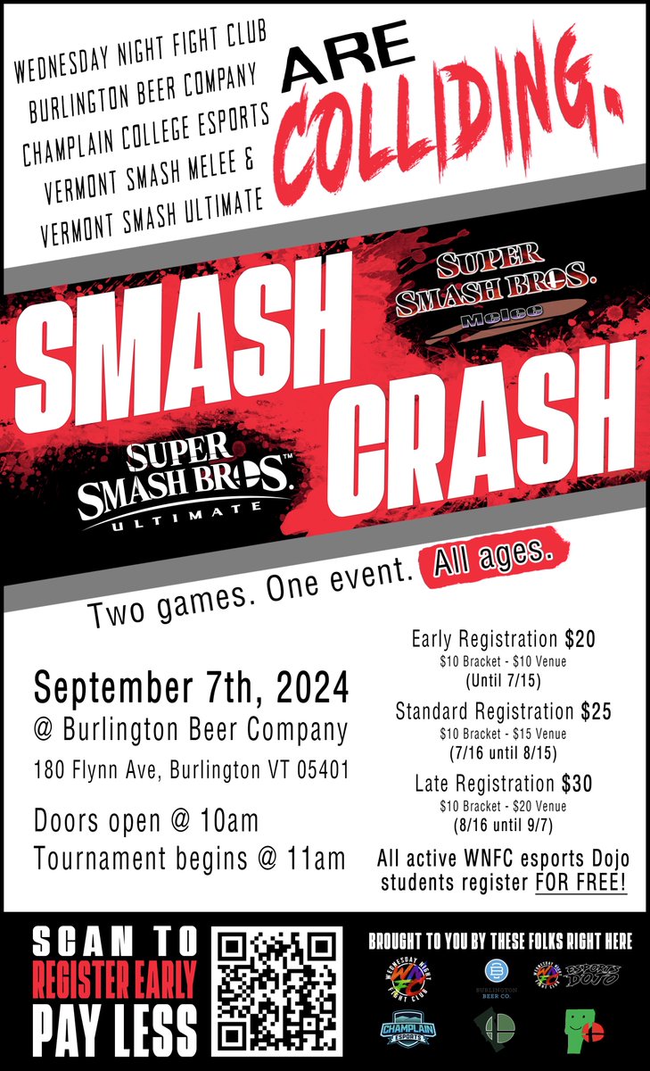 September 7th, 2024
@ Burlington Beer Company 
180 Flynn Ave, Burlington VT 05401
Doors open @ 10am
Tournament starts @ 11am

Full details in the first reply